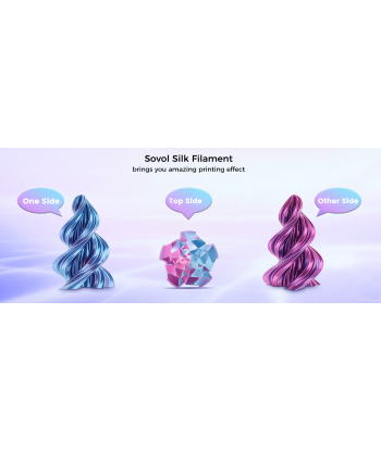 Sovol PLA Silk Bleu/Rose