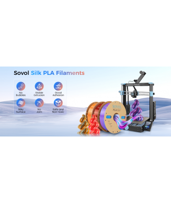 Sovol PLA Silk Bleu/Orange